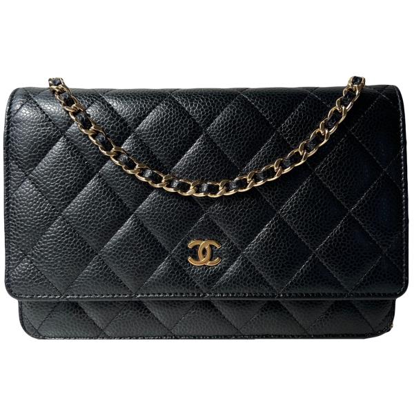 Chanel Timeless Woc Caviar Leather Wallet on Chain Shoulder Bag