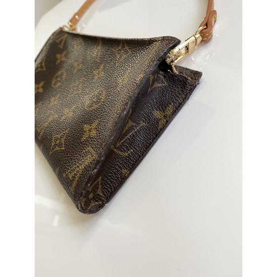 Louis Vuitton, Bags, Authentic Louis Vuitton Dame Pochette Clutch Gm  Converted To Crossbody