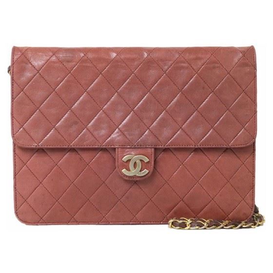 Picture of Chanel classic timeless 2.55 burgundy red bag