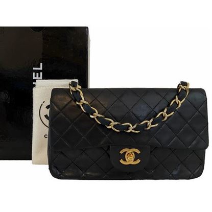 Image of Chanel 2.55 classic timeless double flap bag
