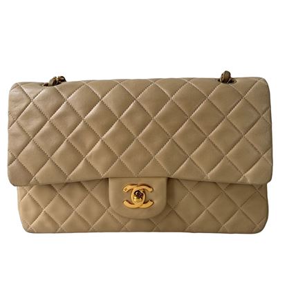 Picture of Chanel medium  beige 2.55 timeless classic double flap bag VM221088