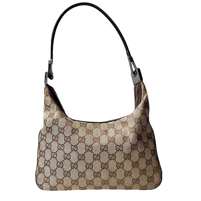 Image of Gucci Handbag GG Canvas Beige/Brown VM221157