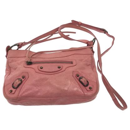 Image of Balenciaga hip pink crossbody bag VM221159