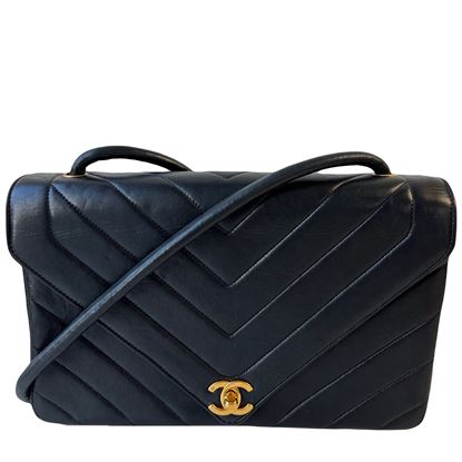 Image of Chanel chevron flap bag VM221199