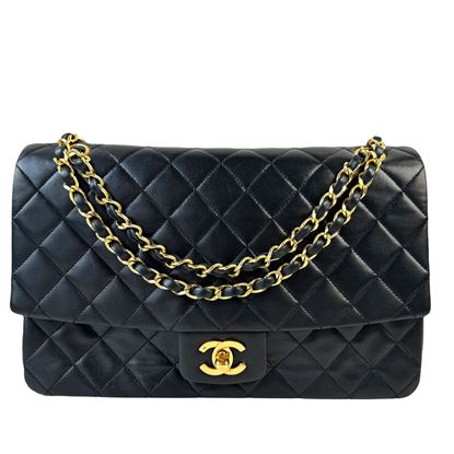 Image of Chanel medium/large 2.55 timeless classic single flap bag VM221204