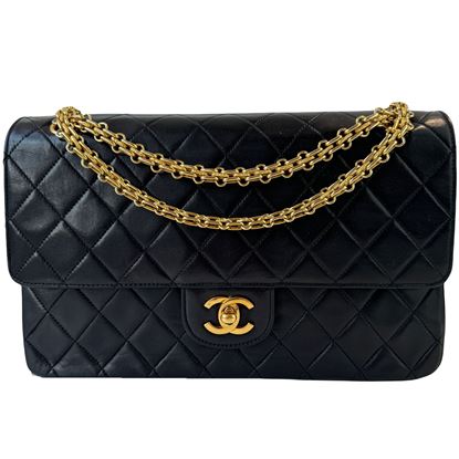 Image of Chanel timeless classic double flap bag with mademoiselle chain VM221309