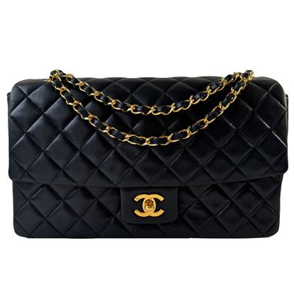 Image of Chanel medium/large 2.55 timeless classic single flap bag VM221312