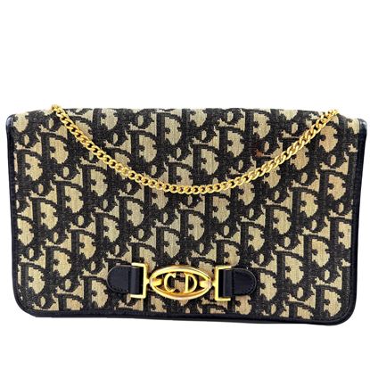 Image of Christian Dior Trotter chain crossbody bag VM221328