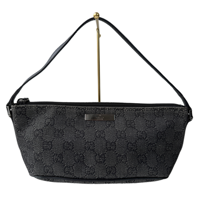 Image of Gucci Handbag GG Canvas 7198 grey/black VM221412
