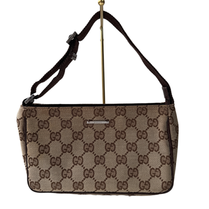 Image of Gucci Handbag GG Canvas Beige/Brown VM221410