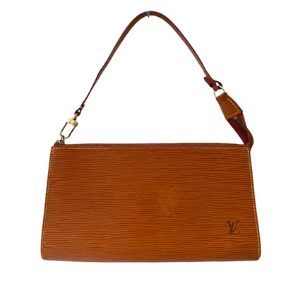 Image of LOUIS VUITTON epi brown pochette bag VM221376